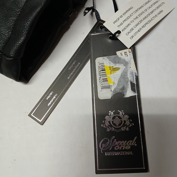 Special One International Black Motorcycle Jacket w/ Pink Faux Fur Collar Size M - Picture 14 of 16